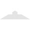 Ekena Millwork Portland Architectural Grade PVC Gable Bracket, 36"W x 10 1/2"H x 6"D x 6"F, 7/12 Pitch GBP036X11X0606POR00 - alternate 3